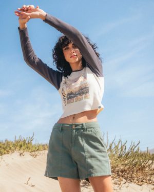 Sun Days Denim Shorts – Forest
