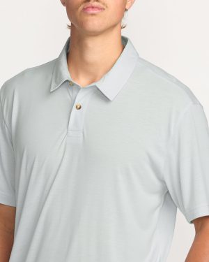 Eclipse Short Sleeve Polo Shirt – Ash Blue