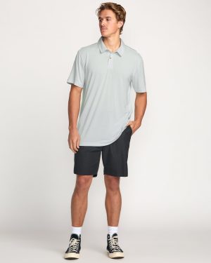 Eclipse Short Sleeve Polo Shirt – Ash Blue