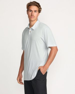 Eclipse Short Sleeve Polo Shirt – Ash Blue