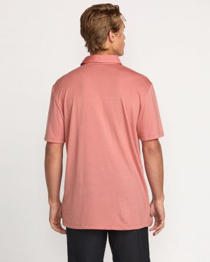 Eclipse Short Sleeve Polo Shirt – Dust Red