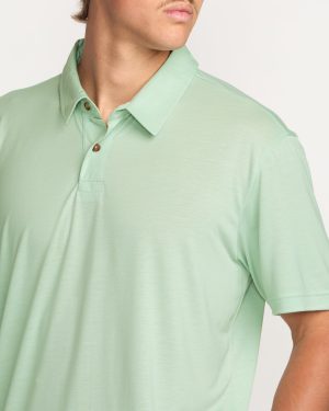 Eclipse Short Sleeve Polo Shirt – Seafoam