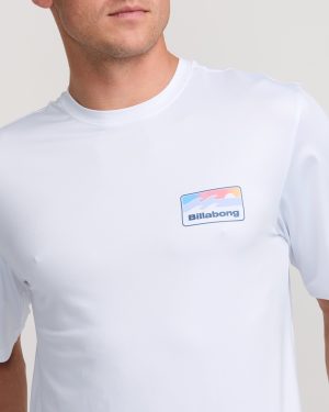 Runner Loose Fit Short Sleeve Surf Tee – White