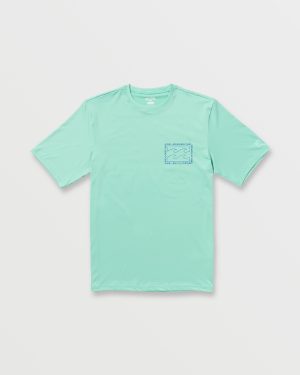 Crayon Wave Loose Fit Short Sleeve Surf Tee – Bermuda