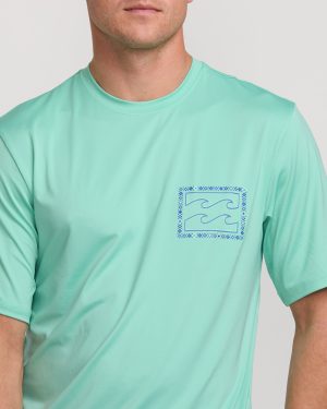 Crayon Wave Loose Fit Short Sleeve Surf Tee – Bermuda