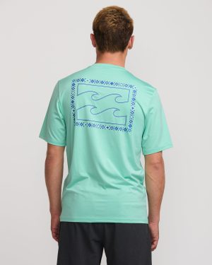 Crayon Wave Loose Fit Short Sleeve Surf Tee – Bermuda