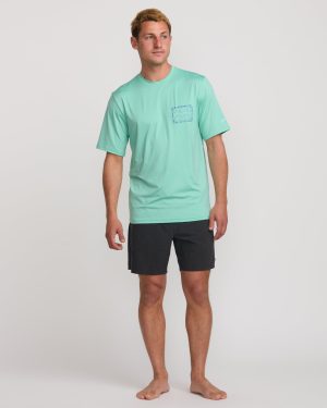Crayon Wave Loose Fit Short Sleeve Surf Tee – Bermuda
