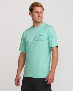 Crayon Wave Loose Fit Short Sleeve Surf Tee – Bermuda