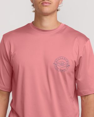Big Dave Loose Fit Short Sleeve Surf Tee – Dusty Pink
