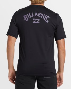 Arch Loose Fit Short Sleeve Surf Tee – Black