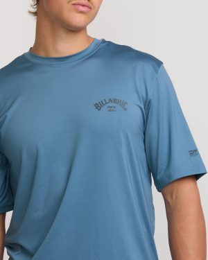 Arch Loose Fit Short Sleeve Surf Tee – Bay Blue
