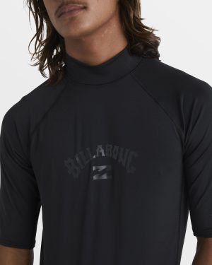 Arch Performance Fit Short Sleeve Rashguard – Black