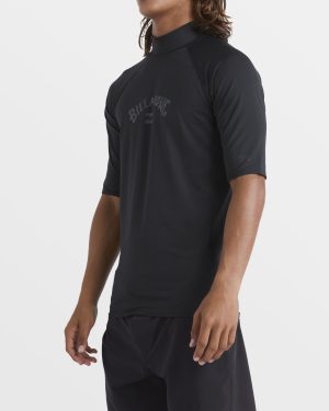 Arch Performance Fit Short Sleeve Rashguard – Black