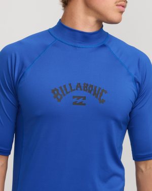 Arch Performance Fit Short Sleeve Rashguard – Cobalt