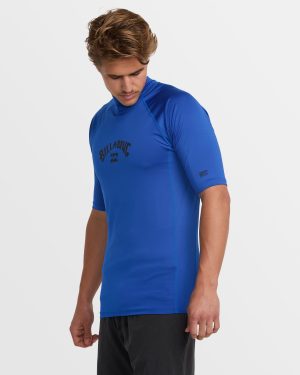 Arch Performance Fit Short Sleeve Rashguard – Cobalt