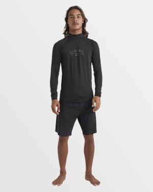 Arch Performance Fit Long Sleeve Rashguard – Black
