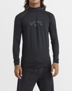 Arch Performance Fit Long Sleeve Rashguard – Black