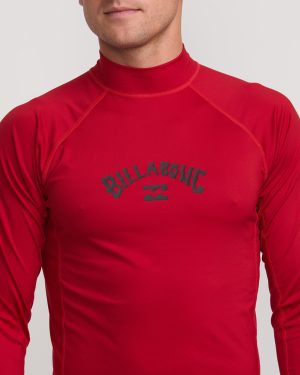 Arch Performance Fit Long Sleeve Rashguard – Scarlet