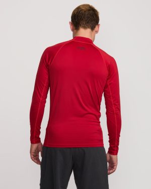 Arch Performance Fit Long Sleeve Rashguard – Scarlet
