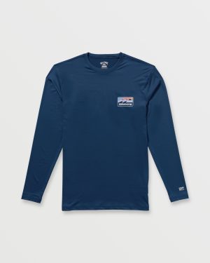 Runner Loose Fit Long Sleeve Surf Tee – Midnight