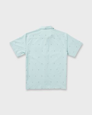 Surftrek Transit Short Sleeve Shirt – Dusty Blue