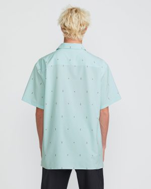 Surftrek Transit Short Sleeve Shirt – Dusty Blue