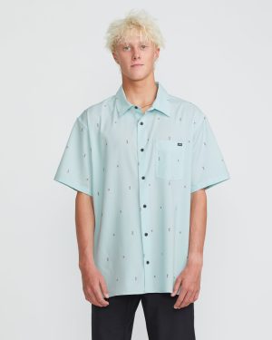 Surftrek Transit Short Sleeve Shirt – Dusty Blue