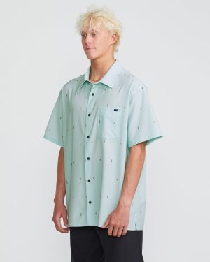 Surftrek Transit Short Sleeve Shirt – Dusty Blue