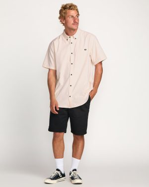All Day Short Sleeve Shirt – Coral Haze
