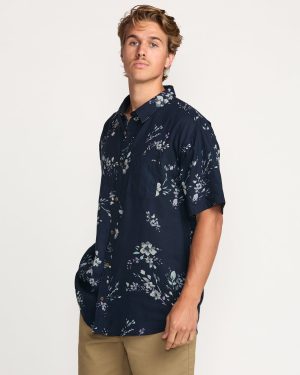 Sundays Short Sleeve Shirt – Dark Navy