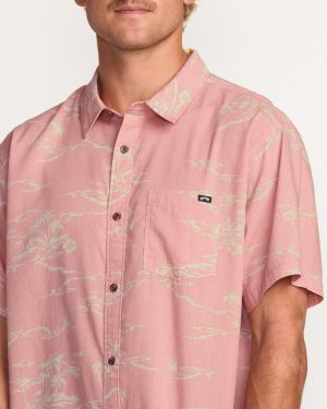 Sundays Short Sleeve Shirt – Dust Red