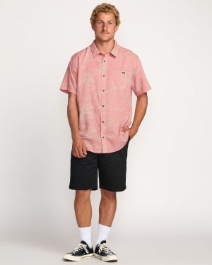 Sundays Short Sleeve Shirt – Dust Red
