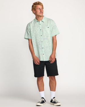 Sundays Short Sleeve Shirt – Mist Green