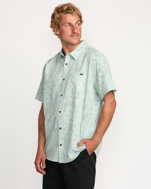 Sundays Short Sleeve Shirt – Mist Green
