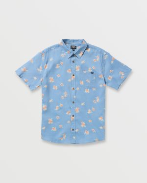 Sundays Mini Short Sleeve Shirt – Carolina Blue