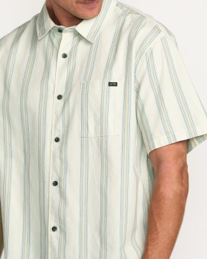 Sundays Jacquard Short Sleeve Shirt – Silver