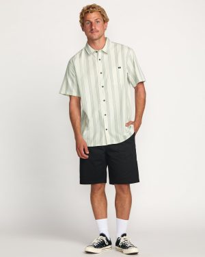 Sundays Jacquard Short Sleeve Shirt – Silver