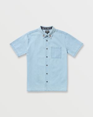 Occy Short Sleeve Shirt – Cloud Blue