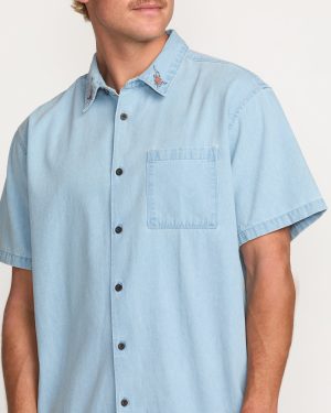 Occy Short Sleeve Shirt – Cloud Blue