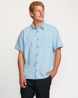 Occy Short Sleeve Shirt – Cloud Blue