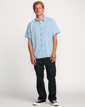 Occy Short Sleeve Shirt – Cloud Blue