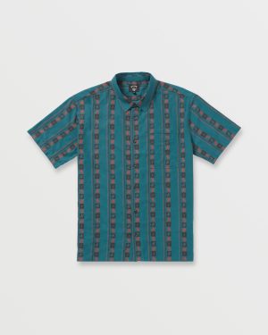 Billabong x Mami Wata Star Short Sleeve Shirt – Teal
