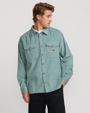 Bong Days Long Sleeve Shirt – Washed Blue