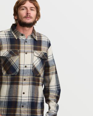 Bad Dog Flannel Shirt – Silver