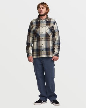 Bad Dog Flannel Shirt – Silver