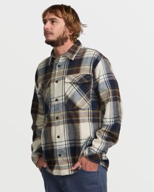 Bad Dog Flannel Shirt – Silver
