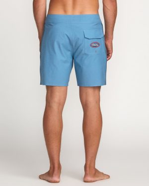 Kirra Pro Performance 18 Boardshorts – Carolina Blue