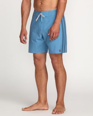 Kirra Pro Performance 18 Boardshorts – Carolina Blue