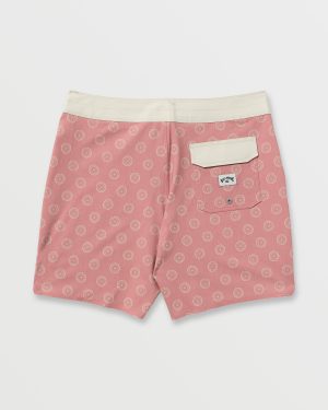 Good Times Pro Performance 18 Boardshorts – Dusty Rose