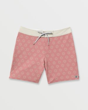Good Times Pro Performance 18 Boardshorts – Dusty Rose